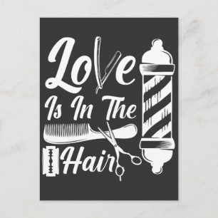 Carte Postale Coiffeur Cosmetologie Graduation Barber Salon