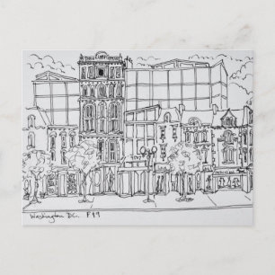 Carte Postale Coin de F et 9e rue   Washington DC, USA