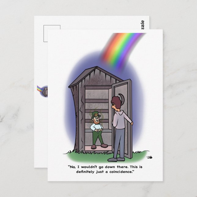 Carte postale Coïncidence (Devant / Derrière)