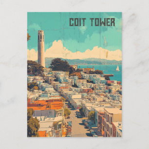 Carte Postale Coit Tower San Francisco