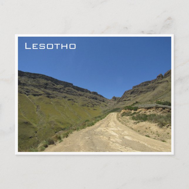 Carte Postale col lesotho sani (Devant)