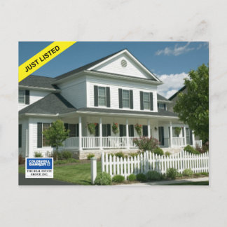 Carte Postale Coldwell Banker Postcard : JUST LISTED