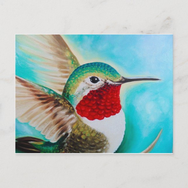 Carte Postale Colibri (Devant)