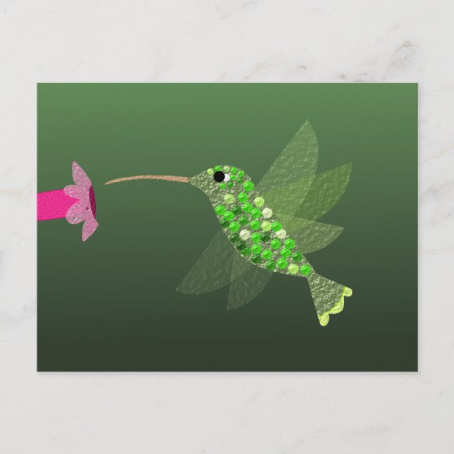 Carte Postale Colibri (Devant)