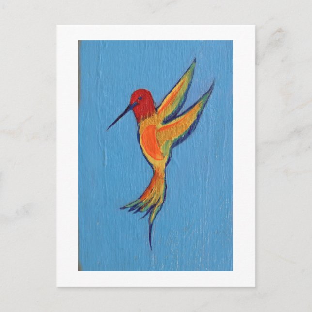 Carte Postale Colibri 2 (Devant)
