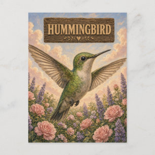 Carte Postale Colibri Livre pour Bébé Animaux de la Nurserie Mig