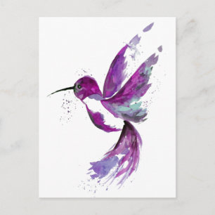 Carte Postale Colibri pourpre