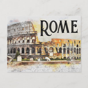 Carte Postale Colisée de Rome