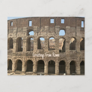 Carte Postale Colisée, Rome, Italie Design