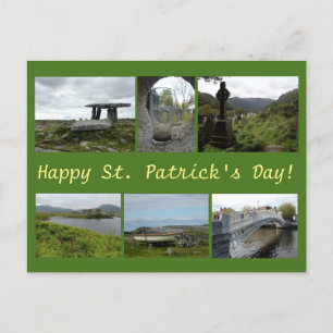 Carte Postale Collage de la Saint Patrick