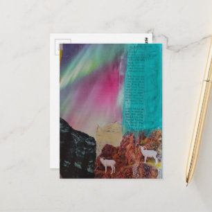 Carte Postale Collage de l'Alaska