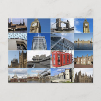 Carte Postale Collage de Londres