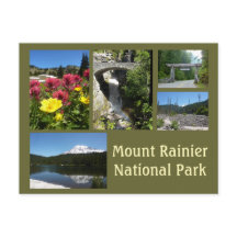 Collage du mont Rainier (Reflection Lake & Falls)