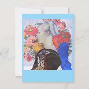 Carte Postale Collage Féerie bleue 2023