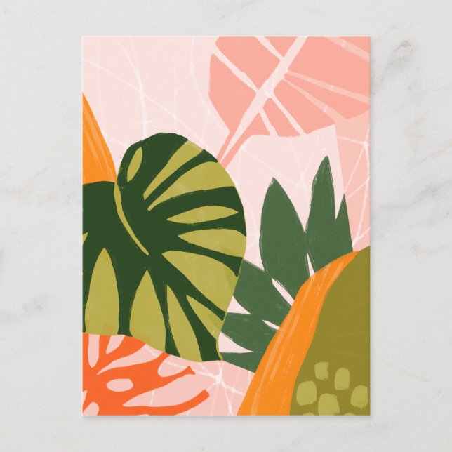 Carte Postale Collage Jungle I (Devant)