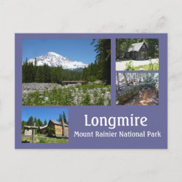 Carte Postale Collage Longmire (Mont Rainier)