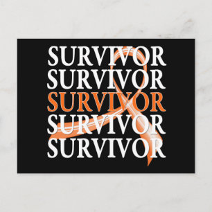 Carte Postale Collage lunaire de survie v2 Cancer du rein