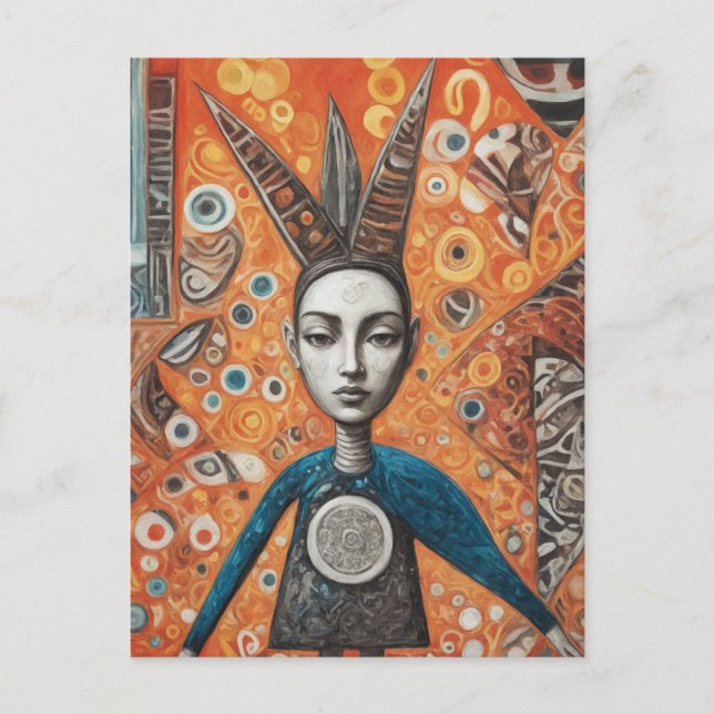 Carte Postale Collage multimédia mixte AI (Devant)