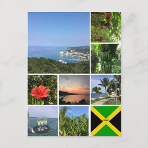 Carte Postale Collage photo de la Jamaïque