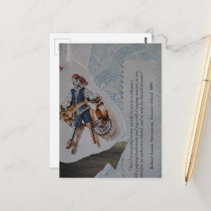 Carte Postale Collage Pirate Bling