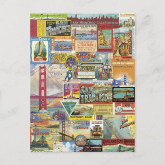 Carte Postale Collage San Francisco