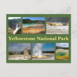 Carte Postale Collage Yellowstone 2