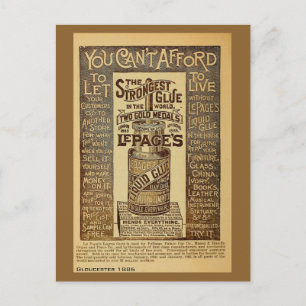 Carte Postale Colle liquide antique et Gloucester MA