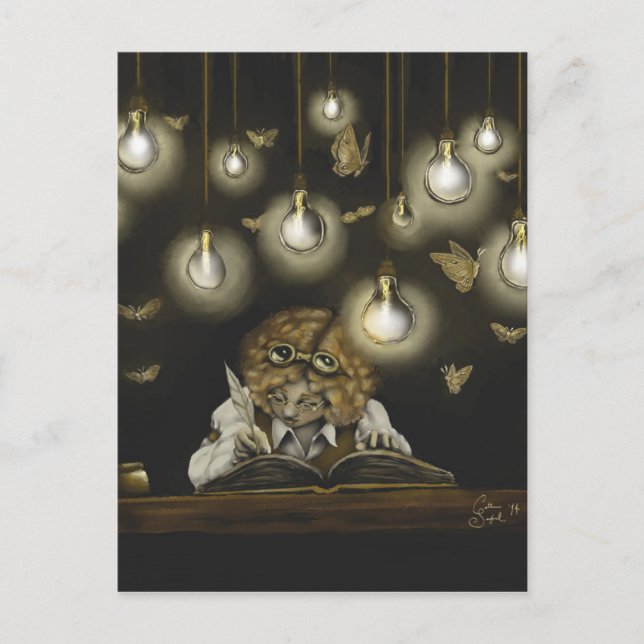 Carte postale collectable de "illumination" (Devant)