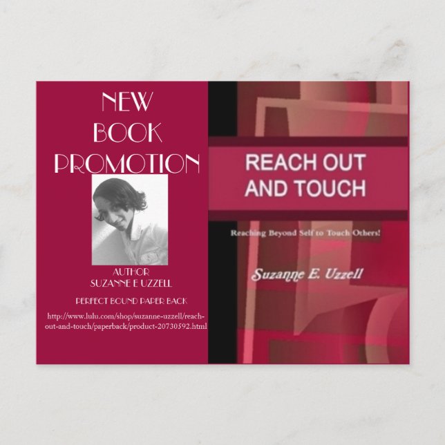 CARTE POSTALE COLLECTE DE PROMOTION DE LIVRE (Devant)