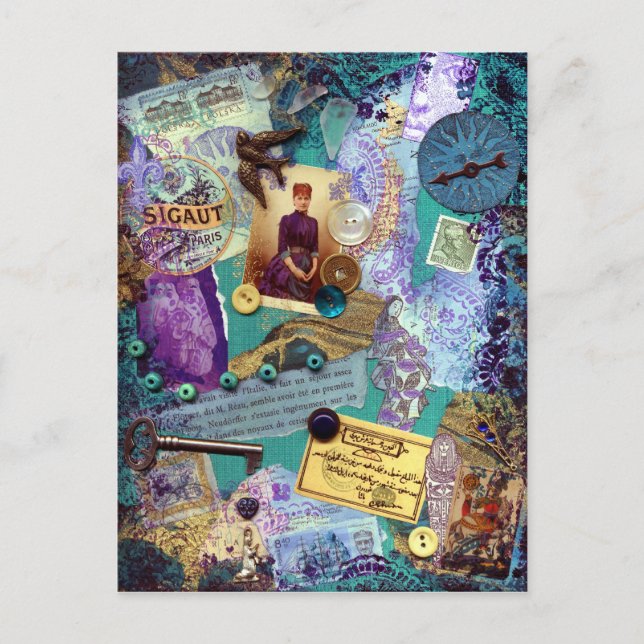 Carte postale Collectée - Souvenirs (Devant)