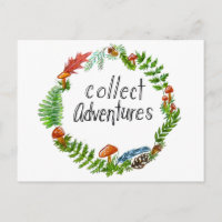 Carte postale Collecter les aventures