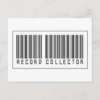 Carte Postale Collecteur d'enregistrements de code barre