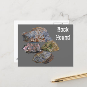 Carte Postale Collecteurs de minéraux de Hound Rock Funny