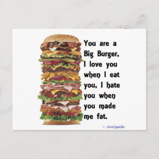 Carte Postale Collection Burger