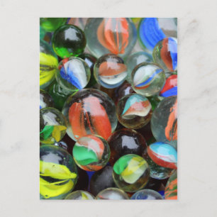 Carte Postale Collection de marbres de verre
