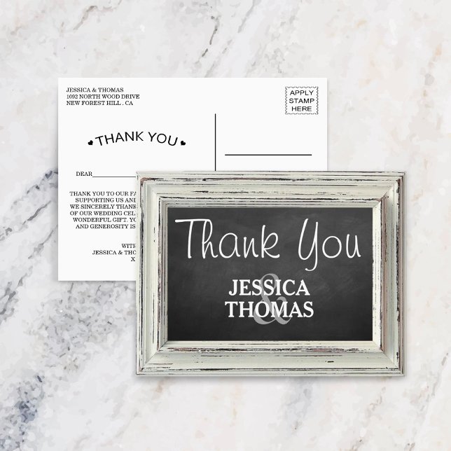 Carte Postale Collection de Mariage de cadre et de tableau de bo (Créateur téléchargé)