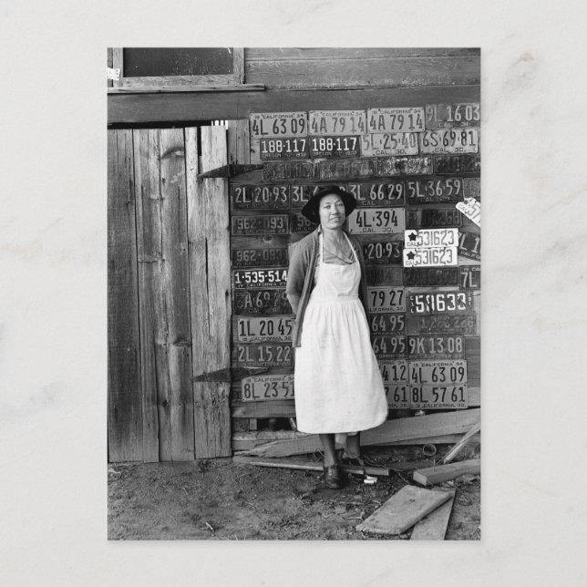 Carte Postale Collection de plaques de licence des années 1930 (Devant)