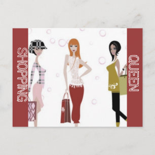 CARTE POSTALE COLLECTION DE REINE SHOPPING
