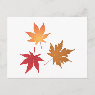 Carte Postale Collection Feuille d'automne