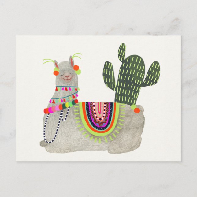Carte Postale Collection Llamarama | Llamas souriantes (Devant)