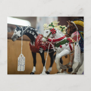 Carte Postale Collection ornementale de chevaux de carrousel