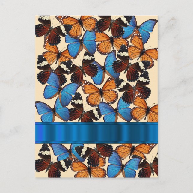 Carte Postale Collection papillon (Devant)