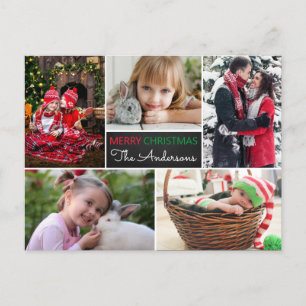 Carte Postale Collection photo moderne Joyeux Noël