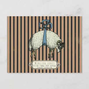 Carte Postale Collection Pretty Bow Sheep™ -