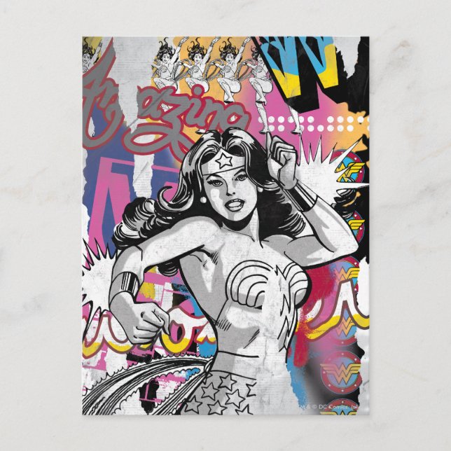 Carte Postale Collection Wonder Woman 3 (Devant)