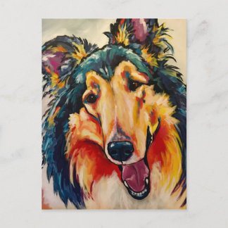 CARTE POSTALE COLLIE 3