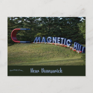 Carte Postale Colline magnétique Moncton Nouveau-Brunswick Canad