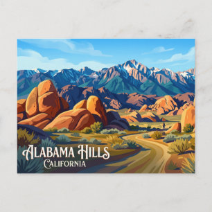 Carte Postale Collines d'Alabama Californie