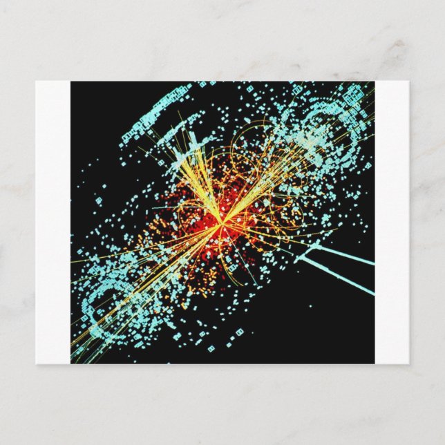 Carte Postale Collision LHC (Devant)