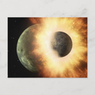 Carte Postale Collision spatiale